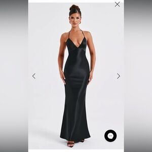 BABYBOO DELPHINE SATIN MAXI DRESS